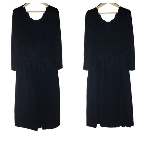 Vtg union talbots black velvet - union,