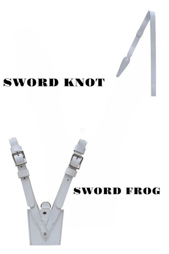 White sword frog - frog, knot