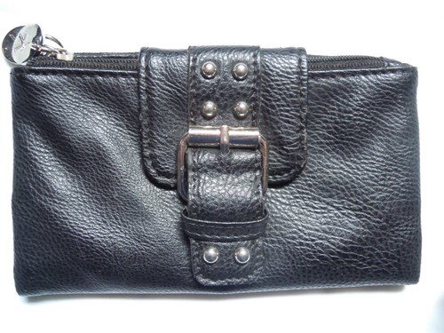 New soft leather studded purse - leather,