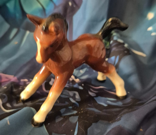 Vintage sylvac brown - brown, foal
