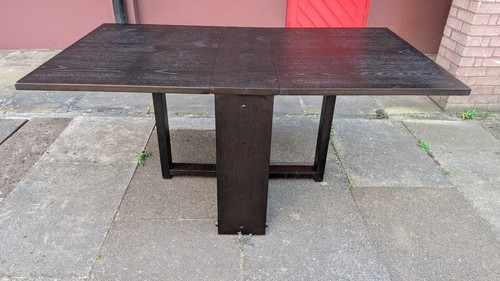 Drop leaf table brown solid - brown,,