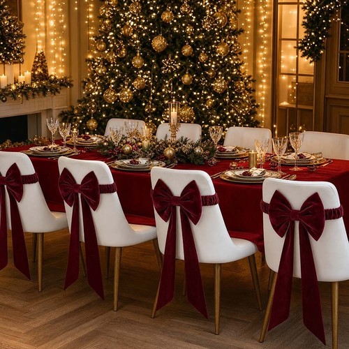 For velvet chair - bow, tie