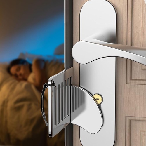 Portable door lock - portable, hardware