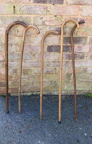 Vintage wooden walking - 5,
