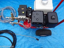 PRESSURE WASHER JETWASH HONDA GX390 PETROL 21LTRS@200BAR L FRAME WS202 GEARBOXED