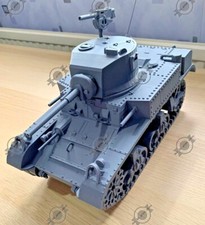 WW2 USA STUART TANK M3A1 (M3L), 3D PRINTED, MANY SCALES AVAILABLE