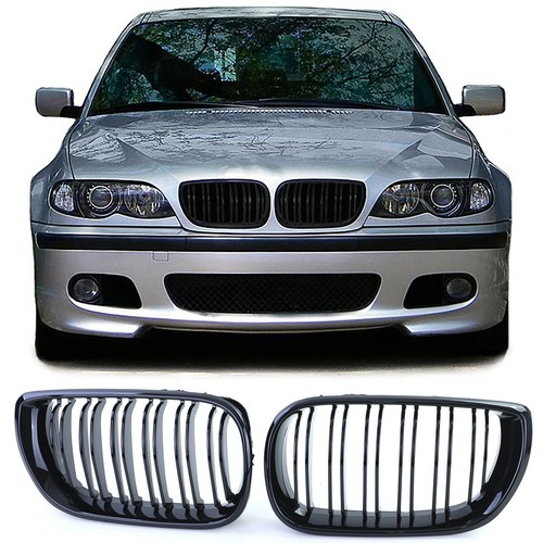 Gloss black dual slat - gloss, front
