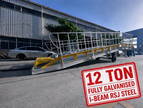 Galvanised container lorry - /,
