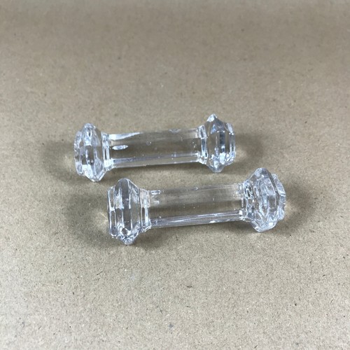 Antique glass knife rests - rests, pair