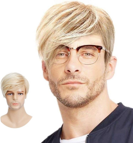 Blonde short mens - blonde, natural