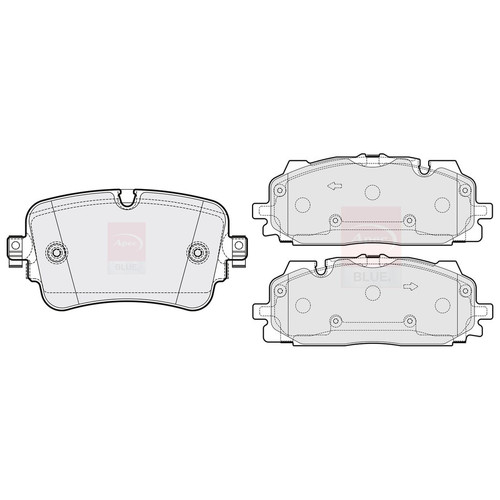Apec front rear - rear, fits