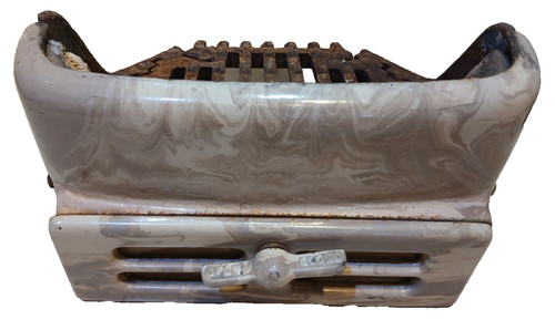 Vintage cast iron enamel - vintage, fire