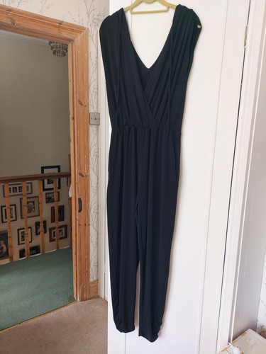 Papaya black jumpsuit with - jumpsuit,