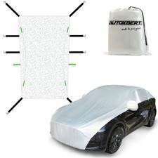 4 Layers Silver Half Car Cover