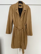 Centigrade Tan Faux Leather  Trenchcoat Size 3xl 22/24 New without tags 