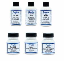 Angelus Paint Acrylic Leather Finish Finisher Satin Semi-Gloss High Gloss Matte
