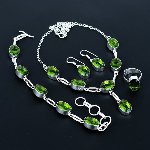 Peridot 925 sterling silver - peridot,