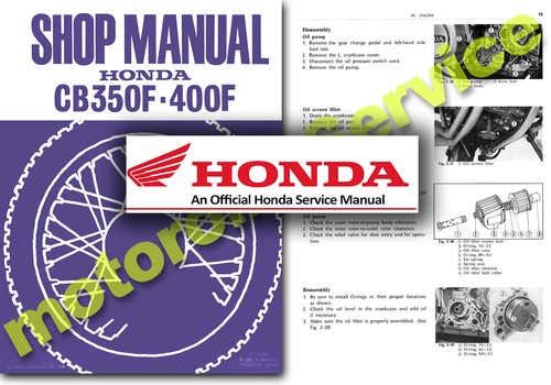 Honda cb350f cb400f service - cb400f,