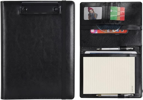 Faux leather clipboard - faux,