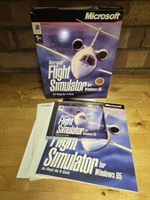 Microsoft Flight Simulator for Windows 95 Big Box PC CD