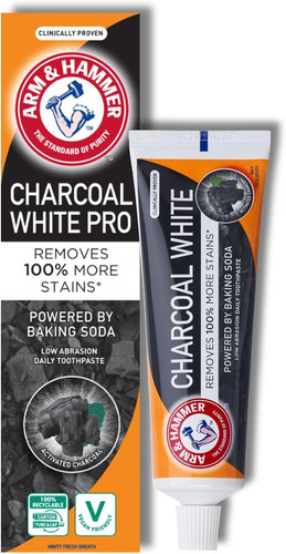 Charcoal white toothpaste - charcoal,