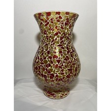 Red gold mosaic hurricane - mosaic,