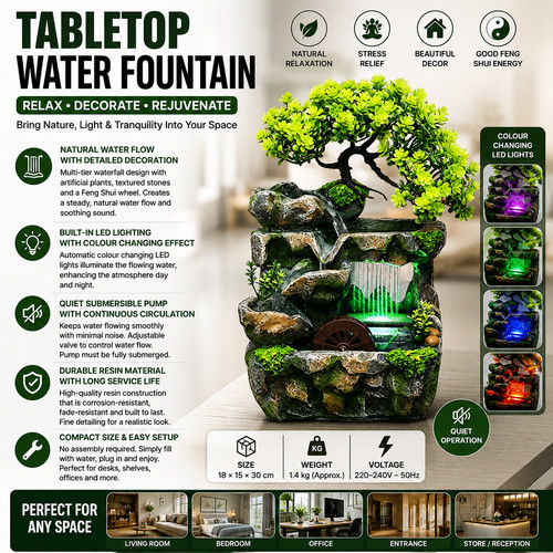 Desktop water feature indoor - water,
