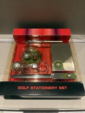 Golf Metal Stationary Set. Pen