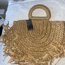 Straw hand bag ideal  Beach