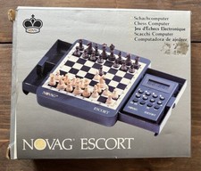 Novag Escort Chess Computer Electronic Game Boxed Vintage Retro Working