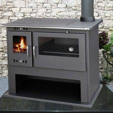 Wood Burning Range Stove Oven Cooker Multi Fuel Milan LUX  Modern Stove 