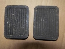 VINTAGE CAR TRUCK  PEDAL RUBBERS 3 1/4 X 2 1/2 INCH N.O.S.  