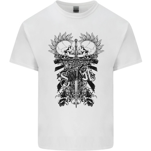 Savage two punk skulls - skulls, biker
