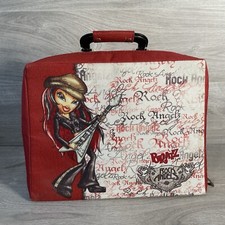 Bratz Rock Angelz Doll Carry Case Red Angels Doll Bag Zip Up Square