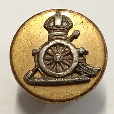 British Army Royal Artillery KC 14mm Two Part Mounted Mess Dress Button Gaunt
