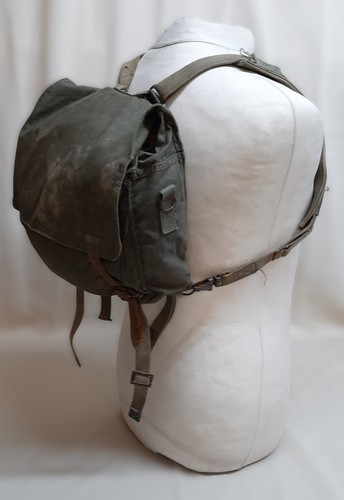 Vintage military bag canvas - military,