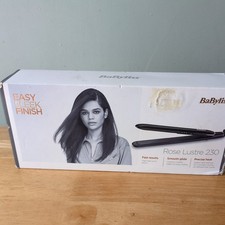BaByliss Rose Lustre 230 Hair Straightener Ceramic Plates & Fast Heat-Up Boxed