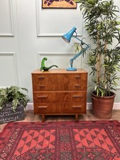 Mid Century Retro Teak Chest Of Drawers, Sideboard, Gplan Danish Style