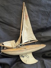 Vintage Star Yacht MK1 “Endeavour 1” Wooden Pond Sailing Boat Birkenhead England