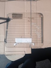 Ford Transit Mk3/mk4/mk5 Driver Side Rear Door Window