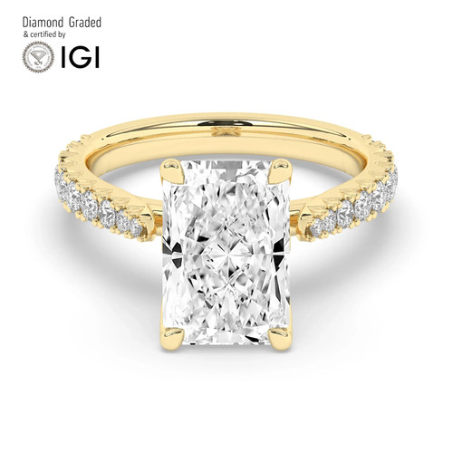 Radiant diamond engagement - radiant,