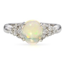 Platinum 1.27ct Jelly Opal and