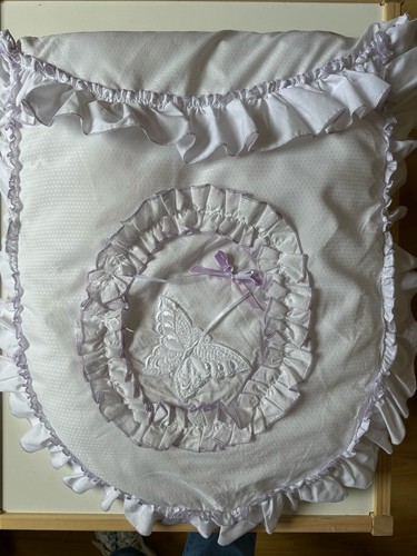 Vintage pram quilt with - pram,