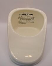 ANTIQUE 1920's CERAMIC BED PAN