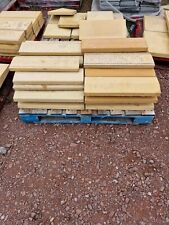 Concrete Coping Stones - 30nr - Buff - 230 x 600mm - Twice Weathered