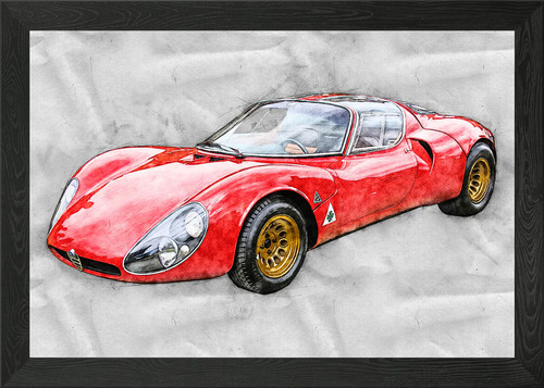 1967 alfa romeo stradale - alfa,