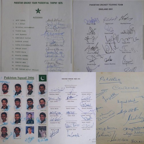 Autograph sheet pakistan - autograph,