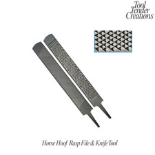 Horse Hoof Rasp File & Knife