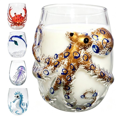 Handmade blue ringed octopus - blue-ringed,