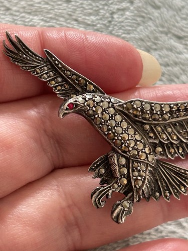 Vintage solid silver heavy - vintage,